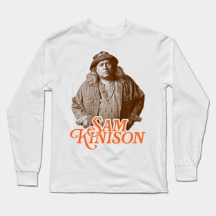 Retro Sam Kinison Sepia Tribute Long Sleeve T-Shirt